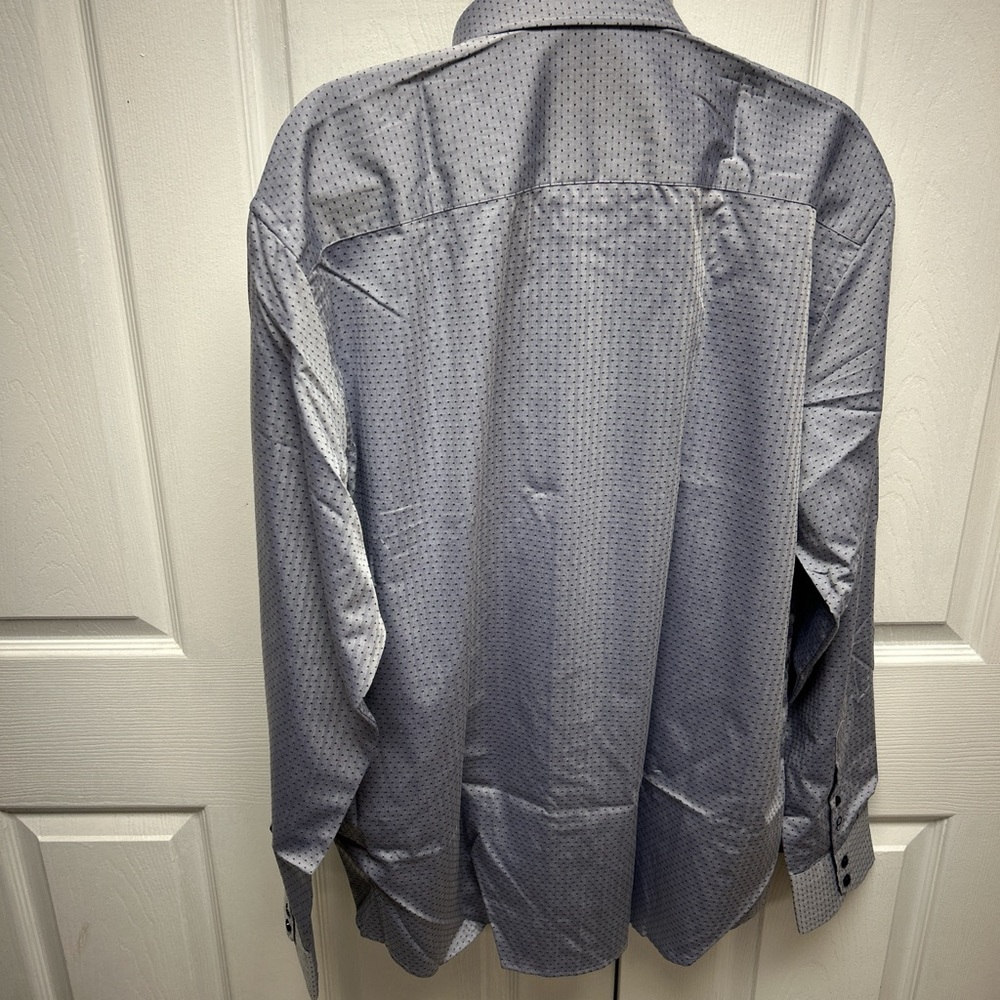 Elegant Gray & Black Patterned Men's Shirt